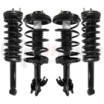 Unity Automotive 4-11431-15270-001 Front and Rear Suspension Strut and Coil Spring Assembly Kit
