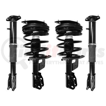 Unity Automotive 4-11420-15300-001 Front and Rear Suspension Strut and Coil Spring Assembly Kit