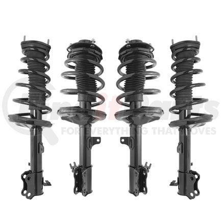 Unity Automotive 4-11477-15907-001 Front and Rear Suspension Strut and Coil Spring Assembly Kit