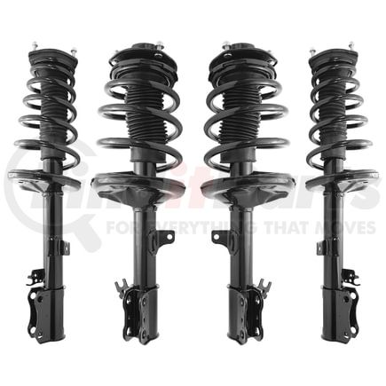 Unity Automotive 4-11477-15931-001 Front and Rear Suspension Strut and Coil Spring Assembly Kit