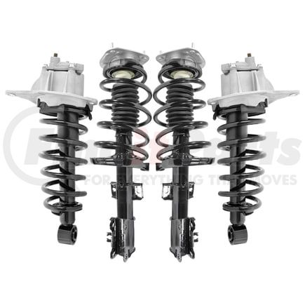Unity Automotive 4-11491-15075-001 Front and Rear Suspension Strut and Coil Spring Assembly Kit