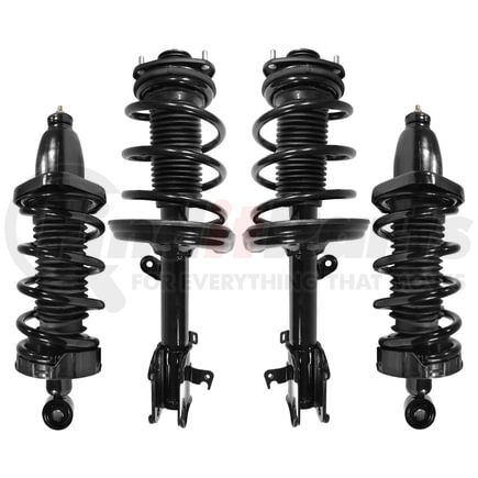 Unity Automotive 4-11505-15123-001 Front and Rear Suspension Strut and Coil Spring Assembly Kit