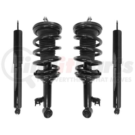 Unity Automotive 4-11567-254160-001 Front and Rear Complete Strut Assembly Shock Absorber Kit