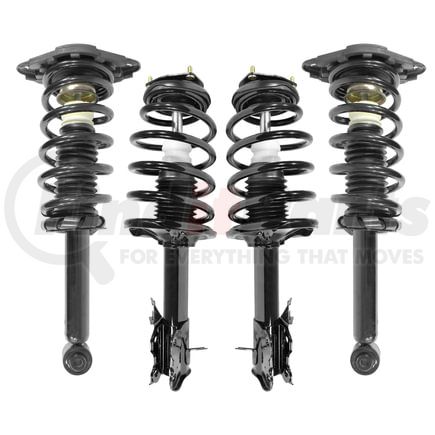 Unity Automotive 4-11571-15350-001 Front and Rear Suspension Strut and Coil Spring Assembly Kit