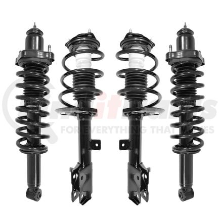 Unity Automotive 4-11581-15580-001 Front and Rear Suspension Strut and Coil Spring Assembly Kit