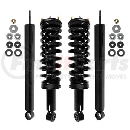 Unity Automotive 4-11561-254010-001 Front and Rear Suspension Strut and Coil Spring Assembly Shock Absorber Kit
