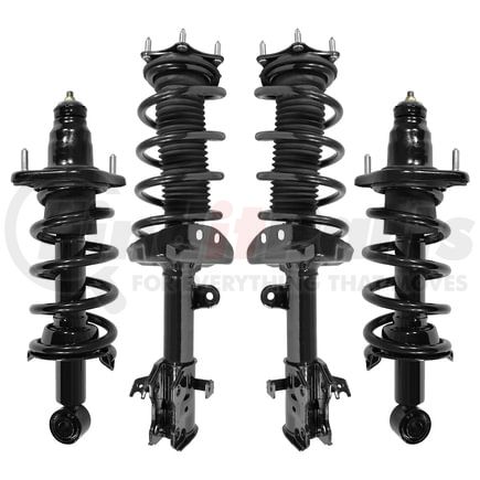 Unity Automotive 4-11605-15085-001 Front and Rear Suspension Strut and Coil Spring Assembly Kit