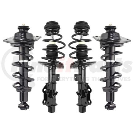 Unity Automotive 4-11625-15203-001 Front and Rear Suspension Strut and Coil Spring Assembly Kit