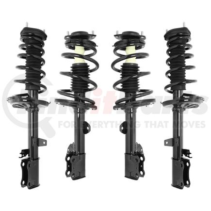 Unity Automotive 4-11617-15921-001 Front and Rear Suspension Strut and Coil Spring Assembly Kit