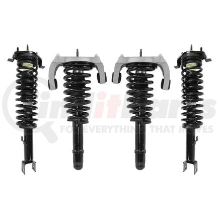 Unity Automotive 4-11651-15340-001 Front and Rear Suspension Strut and Coil Spring Assembly Kit