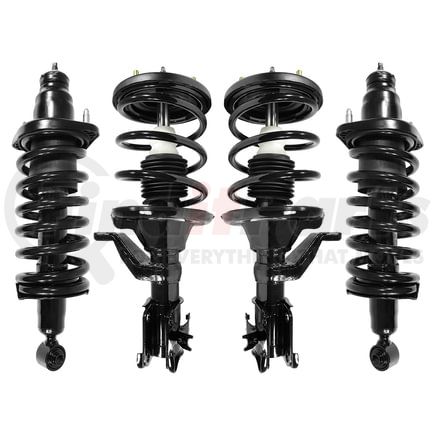 Unity Automotive 4-11631-15381-001 Front and Rear Suspension Strut and Coil Spring Assembly Kit