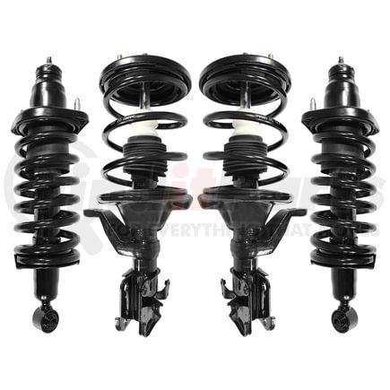 Unity Automotive 4-11641-15381-001 Front and Rear Suspension Strut and Coil Spring Assembly Kit