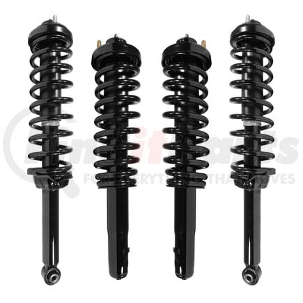 Unity Automotive 4-11665-15150-001 Front and Rear Suspension Strut and Coil Spring Assembly Kit