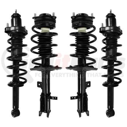 Unity Automotive 4-11675-15310-001 Front and Rear Suspension Strut and Coil Spring Assembly Kit