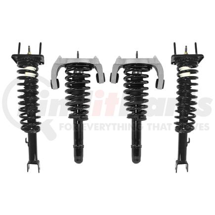 Unity Automotive 4-11651-15384-001 Front and Rear Suspension Strut and Coil Spring Assembly Kit