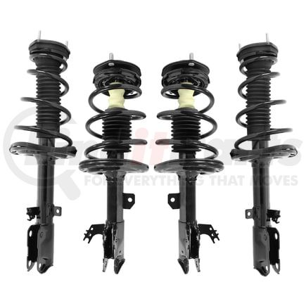 Unity Automotive 4-11693-15073-001 Front and Rear Suspension Strut and Coil Spring Assembly Kit