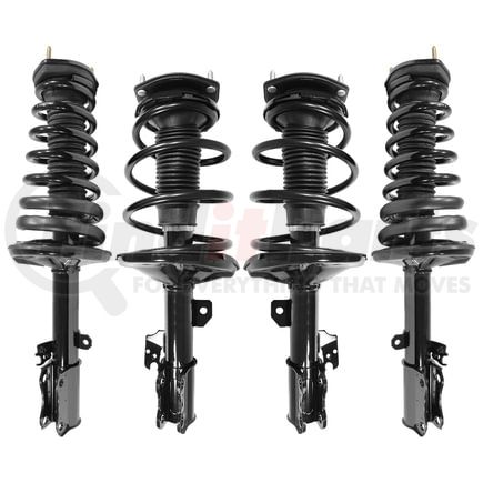 Unity Automotive 4-11701-15341-001 Front and Rear Suspension Strut and Coil Spring Assembly Kit