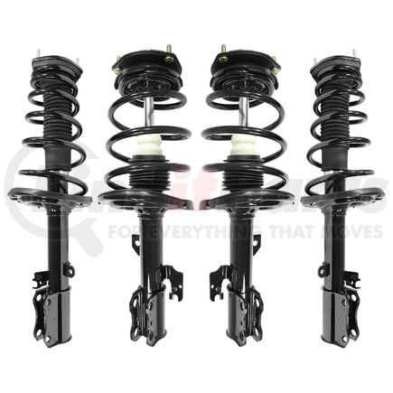 Unity Automotive 4-11711-15351-001 Front and Rear Suspension Strut and Coil Spring Assembly Kit