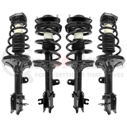 Unity Automotive 4-11743-15511-001 Front and Rear Suspension Strut and Coil Spring Assembly Kit