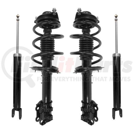 Unity Automotive 4-11793-259160-001 Front and Rear Suspension Strut and Coil Spring Assembly Shock Absorber Kit