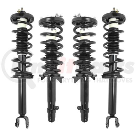 Unity Automotive 4-11827-15011-001 Front and Rear Suspension Strut and Coil Spring Assembly Kit