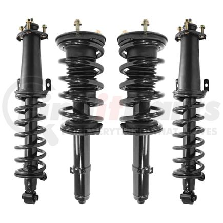 Unity Automotive 4-11835-15210-001 Front and Rear Suspension Strut and Coil Spring Assembly Kit