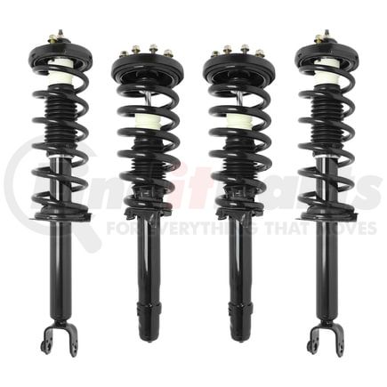 Unity Automotive 4-11823-15011-001 Front and Rear Suspension Strut and Coil Spring Assembly Kit