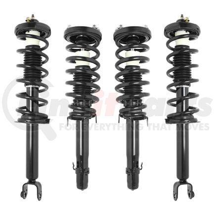 Unity Automotive 4-11825-15011-001 Front and Rear Suspension Strut and Coil Spring Assembly Kit