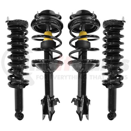 Unity Automotive 4-11853-15870-001 Front and Rear Suspension Strut and Coil Spring Assembly Kit