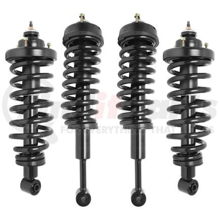 Unity Automotive 4-11870-15140-001 Front and Rear Suspension Strut and Coil Spring Assembly Kit