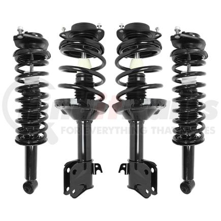 Unity Automotive 4-11927-15970-001 Front and Rear Suspension Strut and Coil Spring Assembly Kit