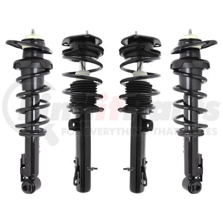 Unity Automotive 4-11957-15091-001 Front and Rear Suspension Strut and Coil Spring Assembly Kit