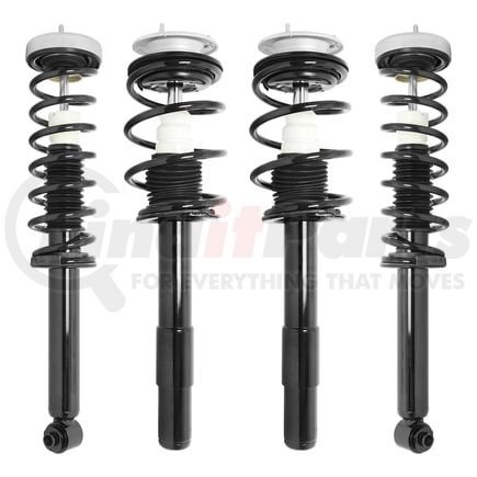 Unity Automotive 4-11960-15551-001 Front and Rear Suspension Strut and Coil Spring Assembly Kit