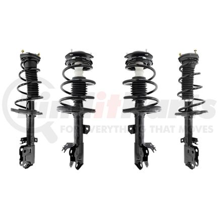 Unity Automotive 4-11975-15025-001 Front and Rear Suspension Strut and Coil Spring Assembly Kit