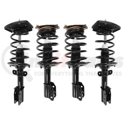Unity Automotive 4-13100-15313-001 Front & Rear Suspension Strut and Coil Spring Assemby Set