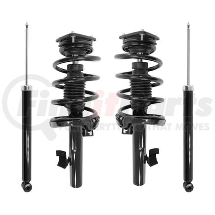 Unity Automotive 4-13241-257190-001 Front and Rear Complete Strut Assembly Shock Absorber Kit