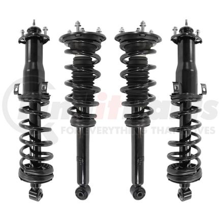 Unity Automotive 4-13341-16091-001 Front and Rear Suspension Strut and Coil Spring Assembly Kit