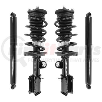 Unity Automotive 4-13423-253380-001 Front and Rear Complete Strut Assembly Shock Absorber Kit
