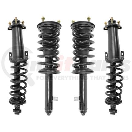 Unity Automotive 4-13443-16140-001 Front and Rear Suspension Strut and Coil Spring Assembly Kit