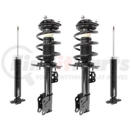 Unity Automotive 4-13540-252250-001 Front and Rear Complete Strut Assembly Shock Absorber Kit