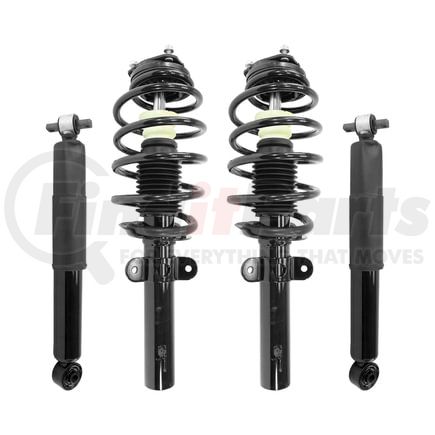 Unity Automotive 4-13640-259990-001 Front and Rear Complete Strut Assembly Shock Absorber Kit