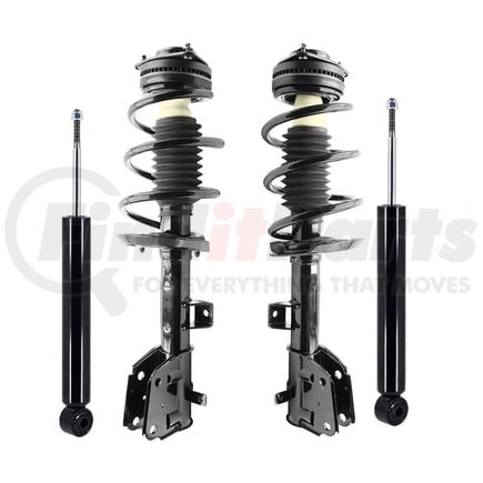 Unity Automotive 4-13681-253410-001 Front and Rear Complete Strut Assembly Shock Absorber Kit