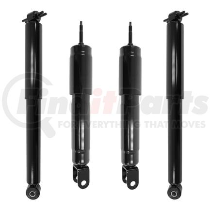 Unity Automotive 4-211120-251210-001 Front and Rear Nitrogen Gas Shock Absorber Kit