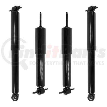 Unity Automotive 4-211130-251210-001 Front and Rear Nitrogen Gas Shock Absorber Kit