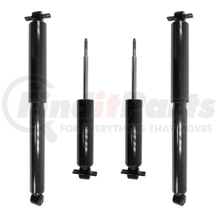 Unity Automotive 4-211170-251290-001 Front and Rear Nitrogen Gas Shock Absorber Kit