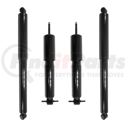 Unity Automotive 4-213130-253180-001 Front and Rear Nitrogen Gas Shock Absorber Kit