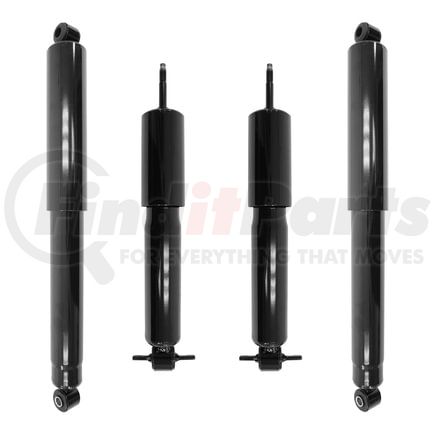 Unity Automotive 4-213130-253190-001 Front and Rear Nitrogen Gas Shock Absorber Kit