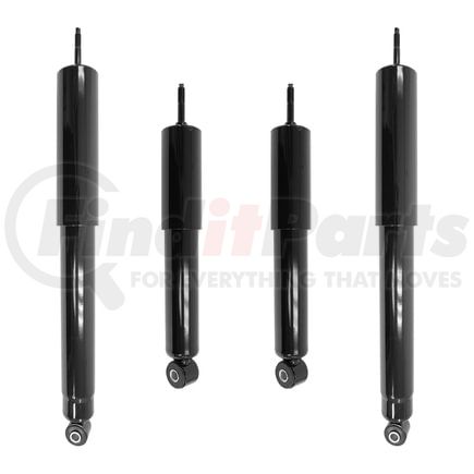 Unity Automotive 4-213090-253110-001 Front and Rear Nitrogen Gas Shock Absorber Kit