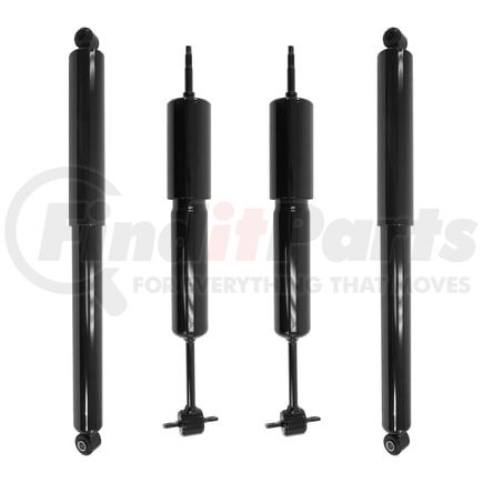 Unity Automotive 4-213140-253180-001 Front and Rear Nitrogen Gas Shock Absorber Kit