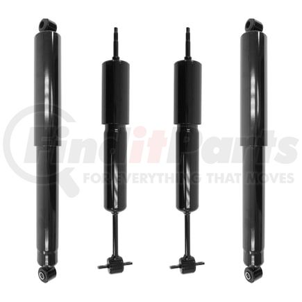 Unity Automotive 4-213140-253190-001 Front and Rear Nitrogen Gas Shock Absorber Kit